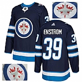 Jets 39 Tobias Enstrom Navy With Special Glittery Logo Adidas Jersey,baseball caps,new era cap wholesale,wholesale hats